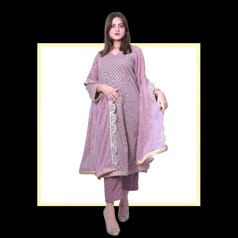 Eid Sale Live Now Hibha Bukari Orignal 3PC With Heavy Embroidery