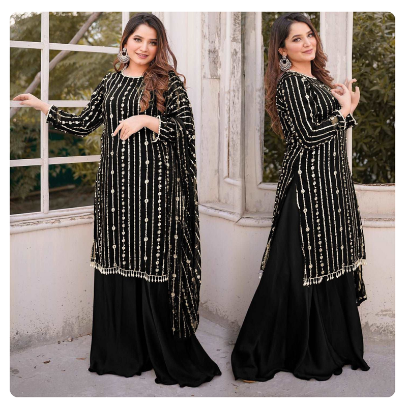 Eid Sale Live Now Hania Amir Orignal 3PC With Heavy Embroidery