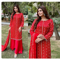 Eid Sale Live Now Hania Amir Orignal 3PC With Heavy Embroidery